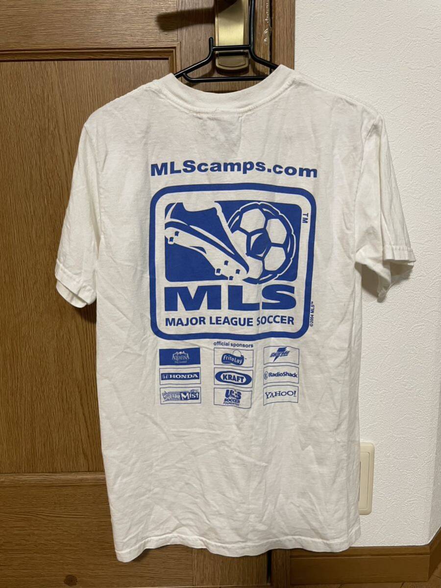 希少！MLS(メジャーリーグサッカー)2004 MLS CAMPフォトプリント Tシャツの画像3