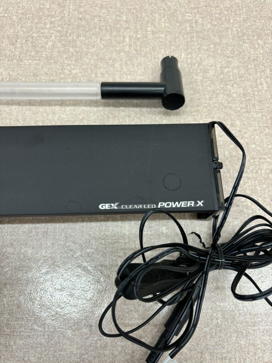 GEX clear LED POWER X aquarium supplies * other various set sale present condition goods operation unknown 1 jpy start 1 jpy ~