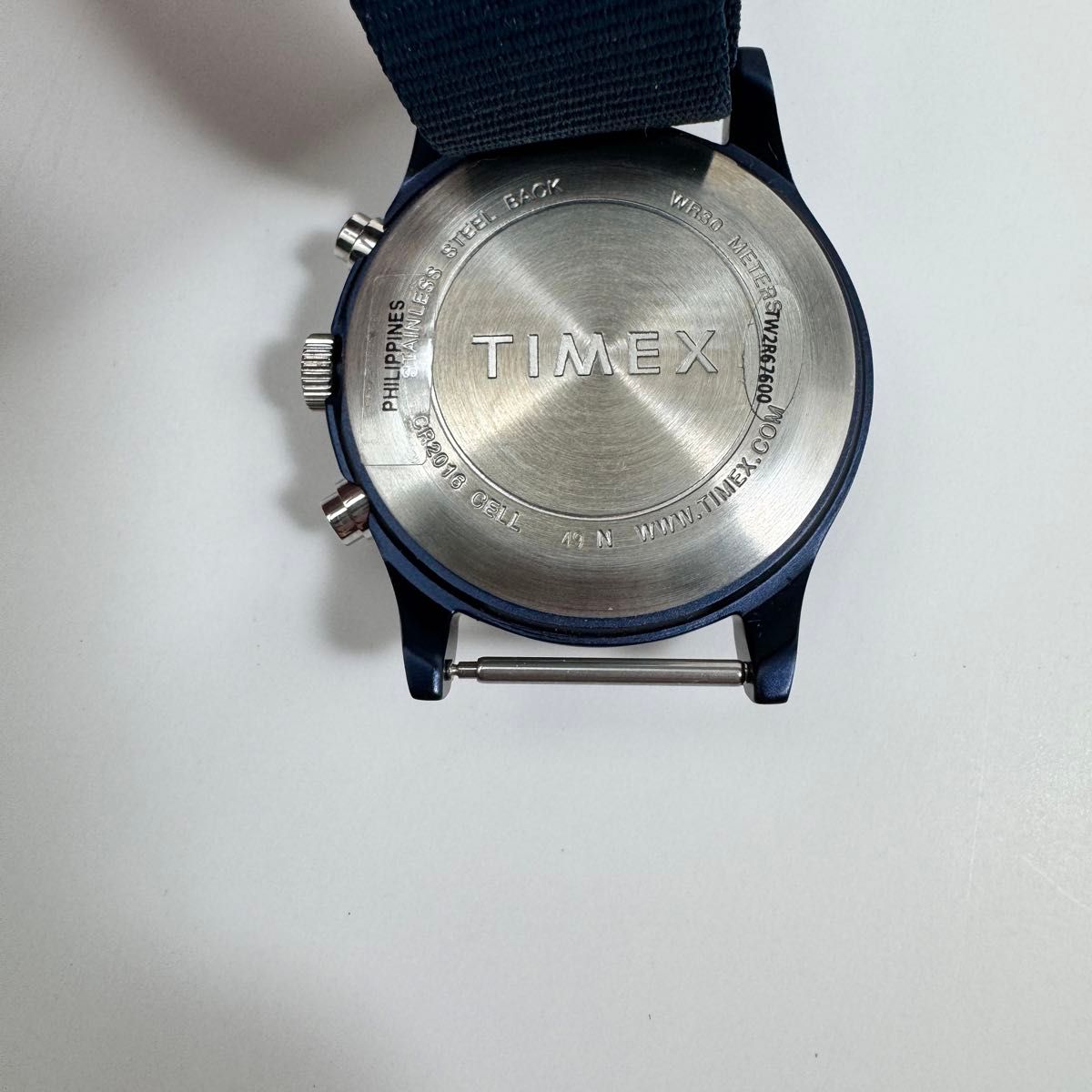 TIMEX タイメックス　 腕時計 クロノグラフ クォーツ デイト　ネイビー　キャンパー　アルミニウム　TW2R67800VK