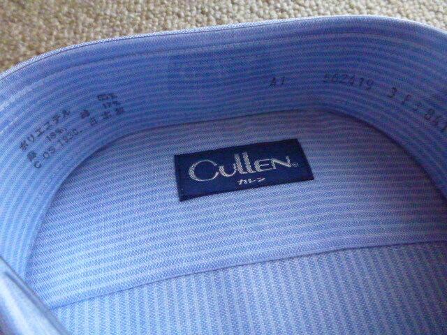 未使用 半袖 ワイシャツ Cullen サイズA形  首サイズ ４１ 麻 さわやかタッチの画像7