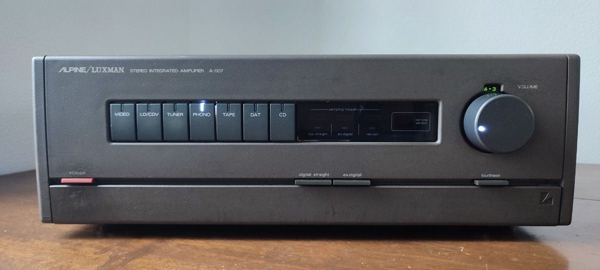 【再入荷】 第三弾 プリメインアンプ|Yahoo!フリマ A-007 ALPINE/LUXMAN アンプ
