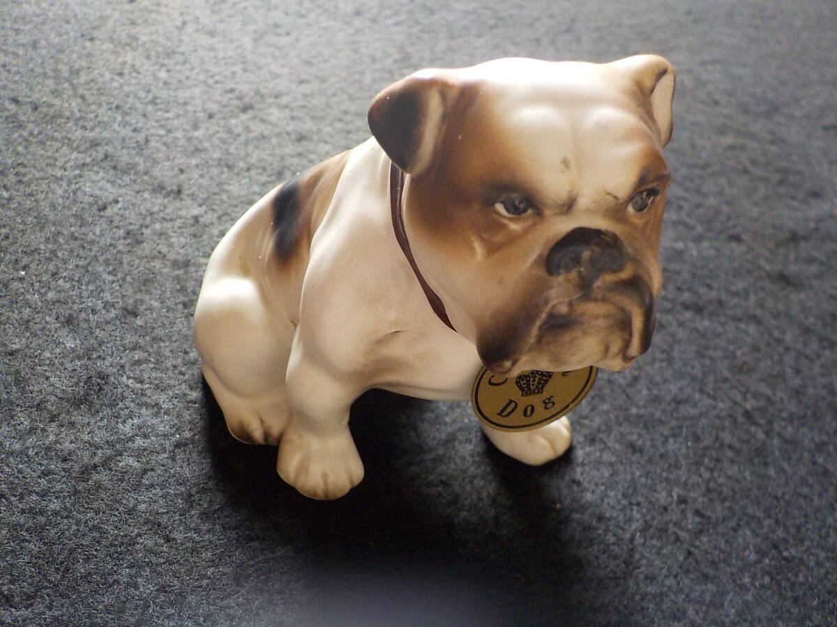 ★1950年代★イギリス製★UK★チャンピオン・ブルドッグの置物★Champion★BULLDOG★