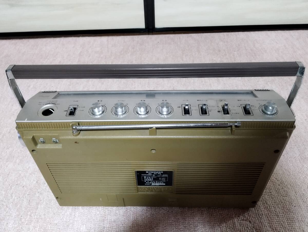 Pioneer　SK-6II ラジカセ　ジャンク ラジカセ PIONEER SK-200BK Runaway 昭和レトロ パイオニア