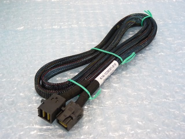 1PKB // 約94cm Mini SAS ケーブル SFF-8643 (内部用) / K1K-1036087-B16 // HITACHI HA8000/RS220 AN1 取外 //在庫3_画像1