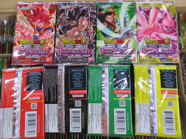ドラゴンボール 超　カードゲーム TGA ZENKAI シリーズ　未開封４種１２枚入り　288パックセット　№２_画像1