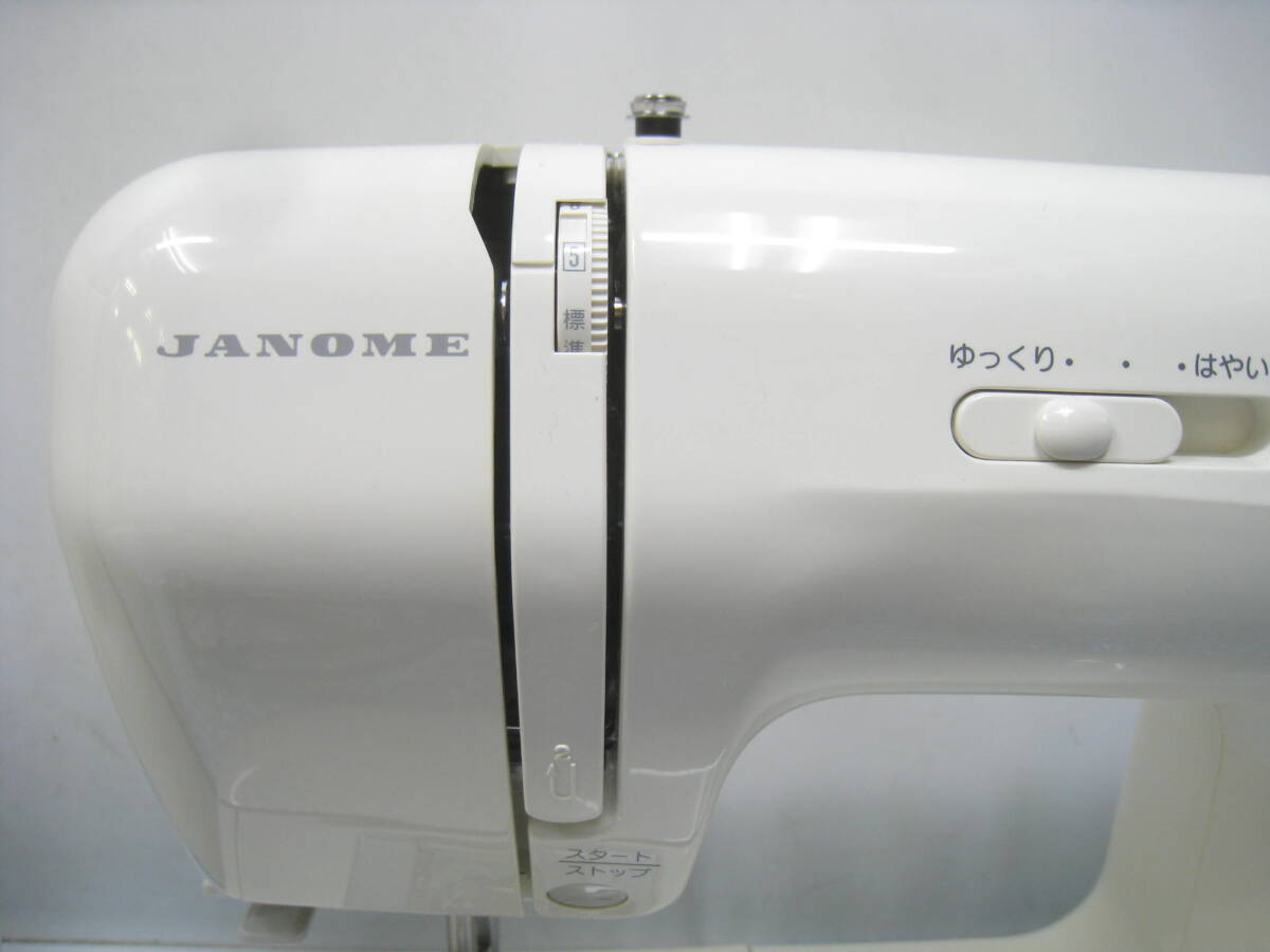 JANOME ジャノメ ミシン 電動ミシン 751型 白 ホワイトの画像3