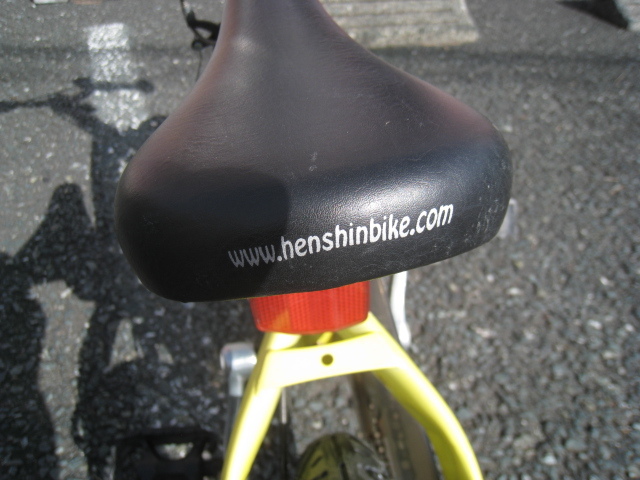 浜松市出品 Vitamin i Factory Henshin Bike へんしんバイク １２インチ 自転車 キッズ 子供用 キッズ イエローの画像5