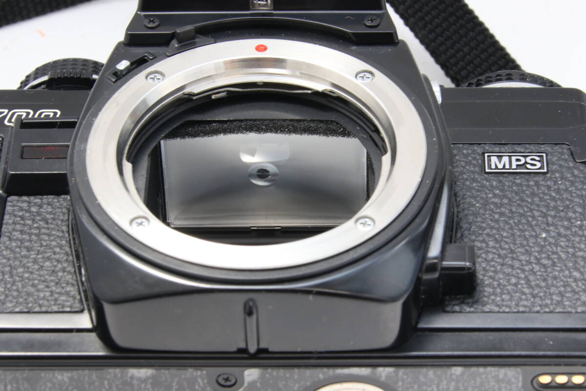 【完動品】MINOLTA NEW X-700 ブラック MD ZOOM 35-70mm F3.5 レンズ付き フィルムカメラ 一眼レフ MF シャッター〇 露出計〇 の画像6