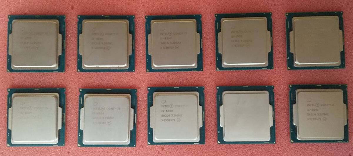 CPU 10個セット Intel Core i5-6500 SR2L6 i5 第6世代プロセッサー 中古動作確認済 管理番号：C142