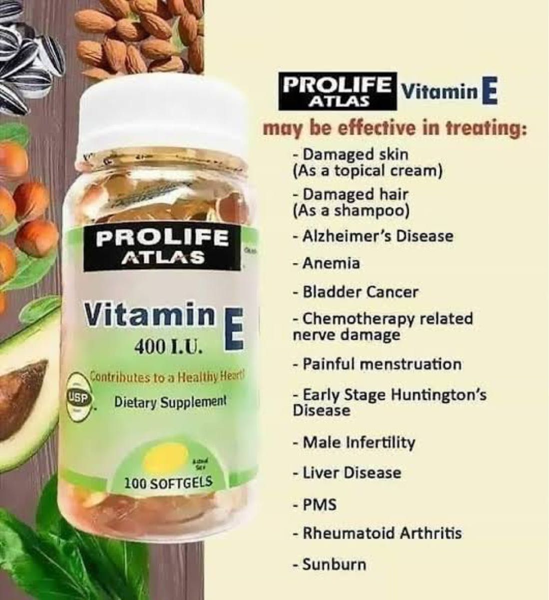 Profile Vitamin E 400iu 