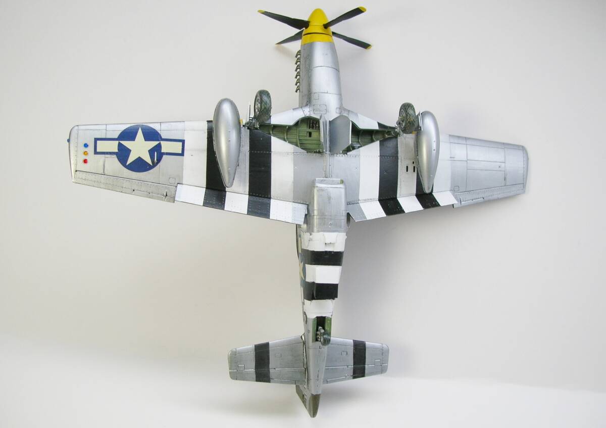  America land army North american P-51D Mustang 1/48 has painted final product 