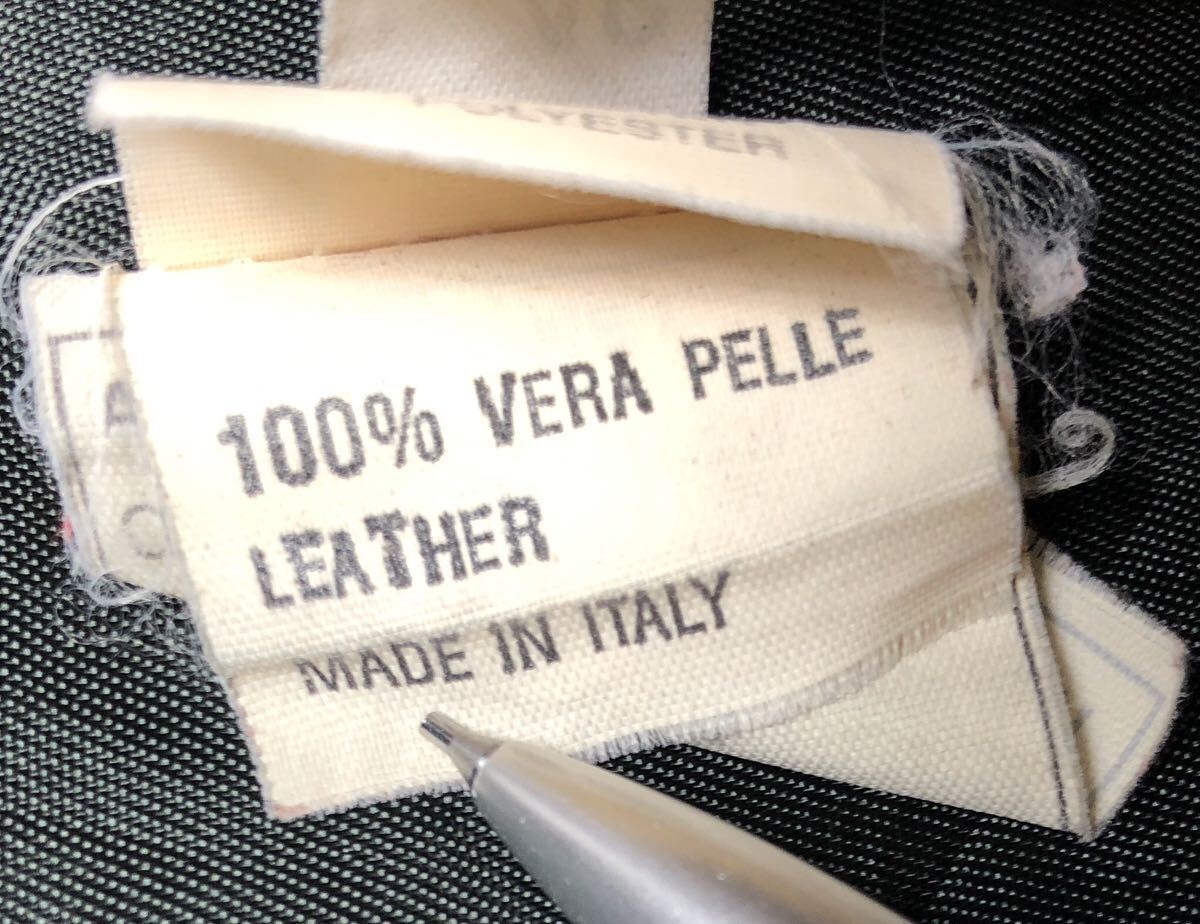 MARCO TAGRIAFERRI マルコタリアフェリ 本革レザーコート イタリア製 黒 メンズSサイズ位_画像5