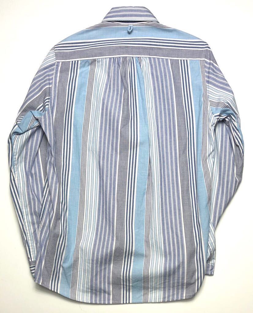 maillot マイヨ ストライプボタンダウンシャツ 1サイズ strato 高級シャツの画像3