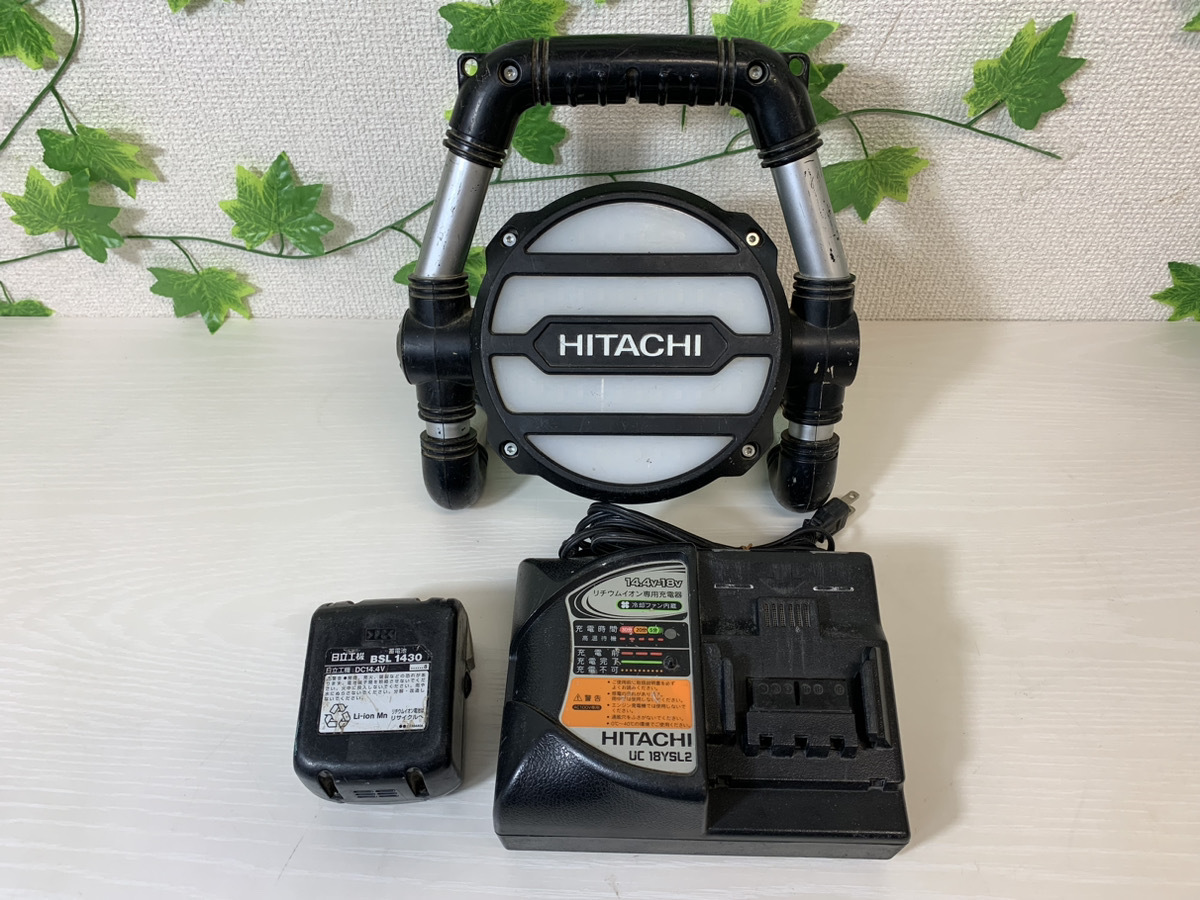3837-05* электризация проверка settled *HITACHI Hitachi Koki беспроводной рабочее освещение BSL1430 lithium ион специальный зарядное устройство . батарейка комплект *
