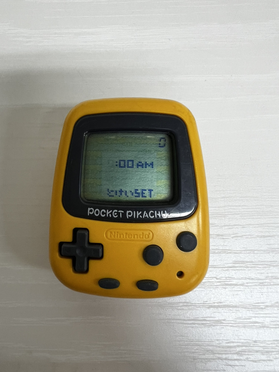 3615-02★通電確認済★ 任天堂 Nintendo POCKET PIKACHU ポケットピカチュウ 2点おまとめ の画像3