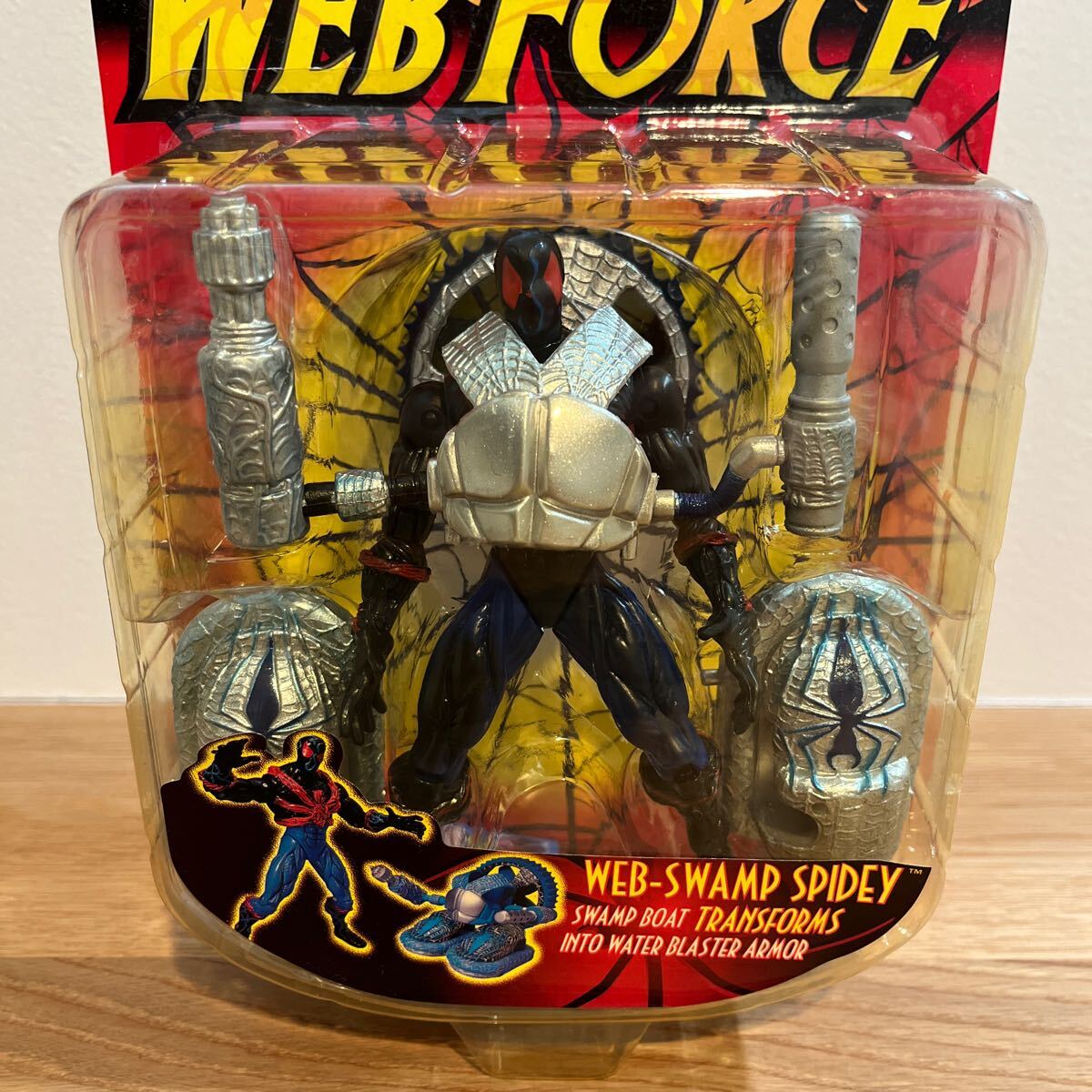 MARVEL/ SPIDER-MAN/ WEB FORCE[WEB SWAMP SPIDEY] фигурка ma- bell комиксы Человек-паук American Comics игрушка bizTOYBIZ