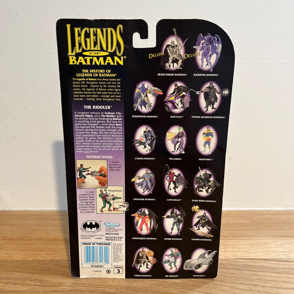 DC/ LEGENDS OF BATMAN【THE RIDDLER】フィギュア バットマン アメコミ ケナー Kenner 1995年の画像3