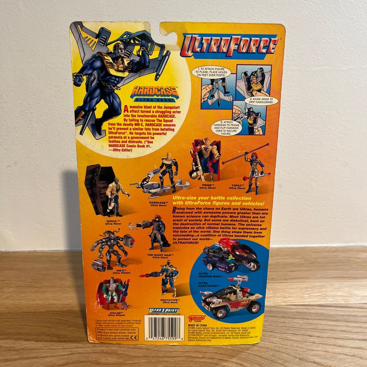 ULTRAFORCE #3 【HARDCASE/ ULTRA HERO】フィギュア ウルトラフォース アメコミ galoob 1995年の画像3