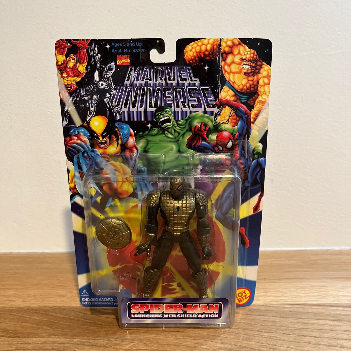 MARVEL/ MARVEL UNIVERSE[SPIDER-MAN] figure ma- bell Universe Spider-Man American Comics toy bizTOYBIZ