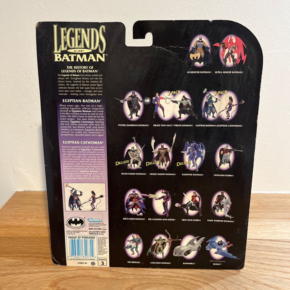DC/ LEGENDS OF BATMAN【EGYPTIAN BATMAN/ EGYPTIAN CATWOMAN】フィギュア バットマン キャットウーマン　アメコミ ケナー Kenner 1995年_画像3