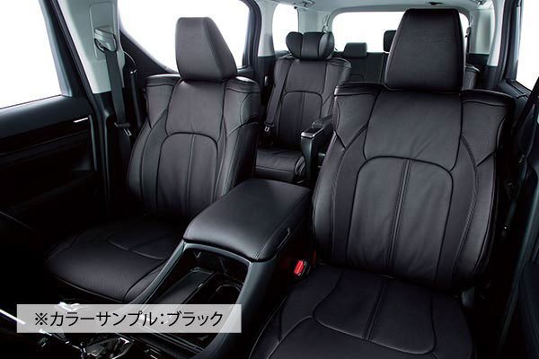 【Clazzio Real Leather】マツダ MAZDA CX-8（CX8）6人乗り ◆ 本革上級モデル★高級パンチングシートカバー_画像3