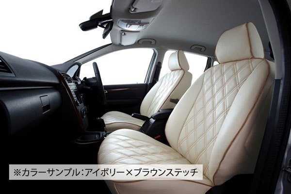【ELDINE】VW フォルクスワーゲン ゴルフ6 VI GTI キルティング 本革調シートカバー_画像3