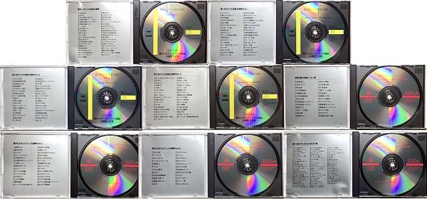 「昭和20~40年代 歌謡曲 懐かしのテレビ・ラジオ番組主題歌大全集 CD８枚組 全298曲収録」テレビ型外箱付き_画像４