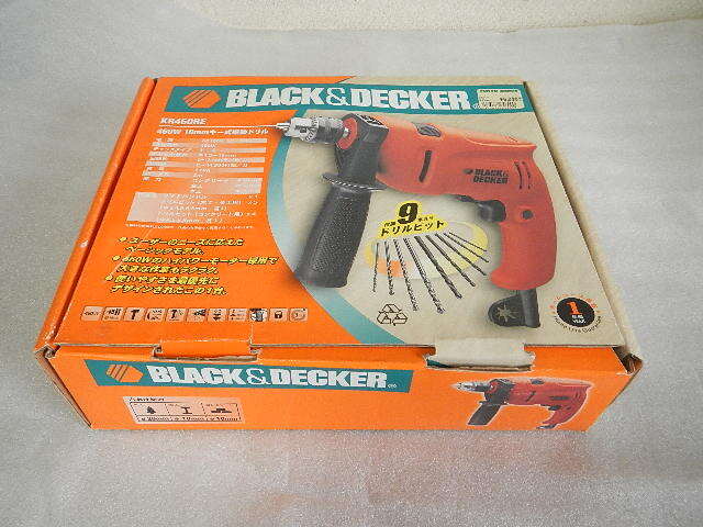 black＆DECKER　振動ドリル　KR460RE　動作確認済みです。　綺麗です。_画像6