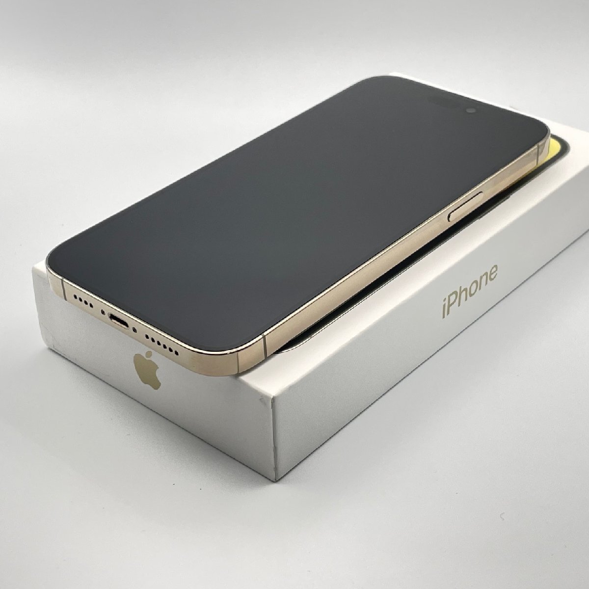 中古品 Apple アップル iPhone 14 Pro Max 256GB ゴールド SIMロックなし SIMフリーの画像1