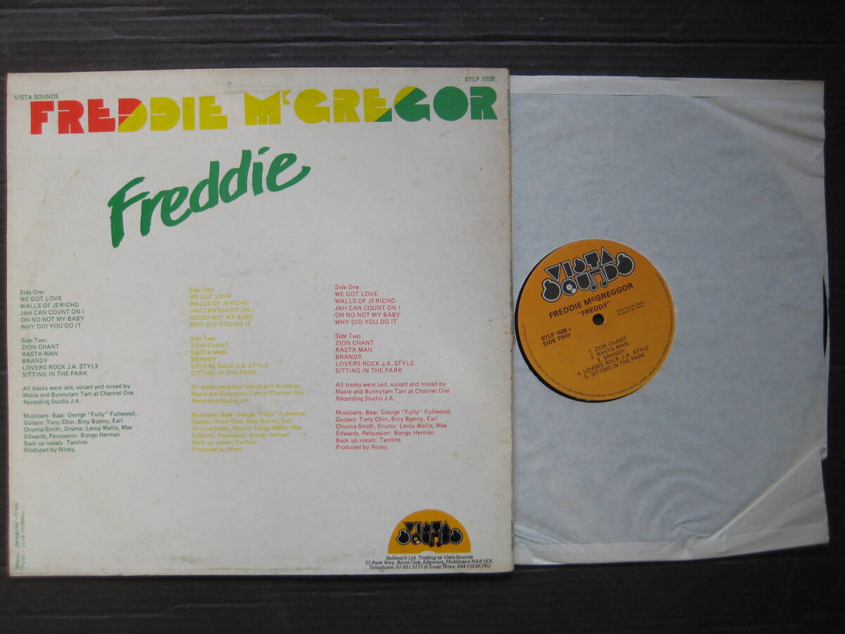 FREDDIE McGREGGOR　”FREDDY"　VISTA SOUND　美品_画像2