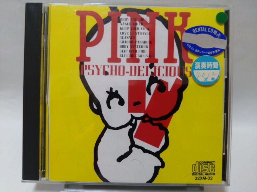 即決☆PINK☆Psycho-Delicious☆1987☆レンタル落ち☆ジャンク品扱い☆中古CD☆送料180_画像1