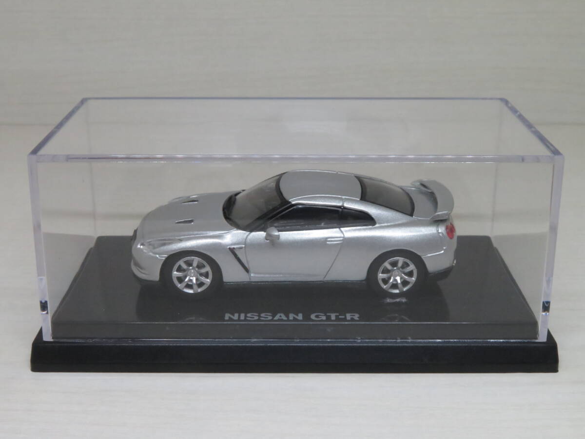 日産 GT-R （銀） NISSAN GT-R R35 ビーズコレクション Beads Collection 京商 1/64の画像2