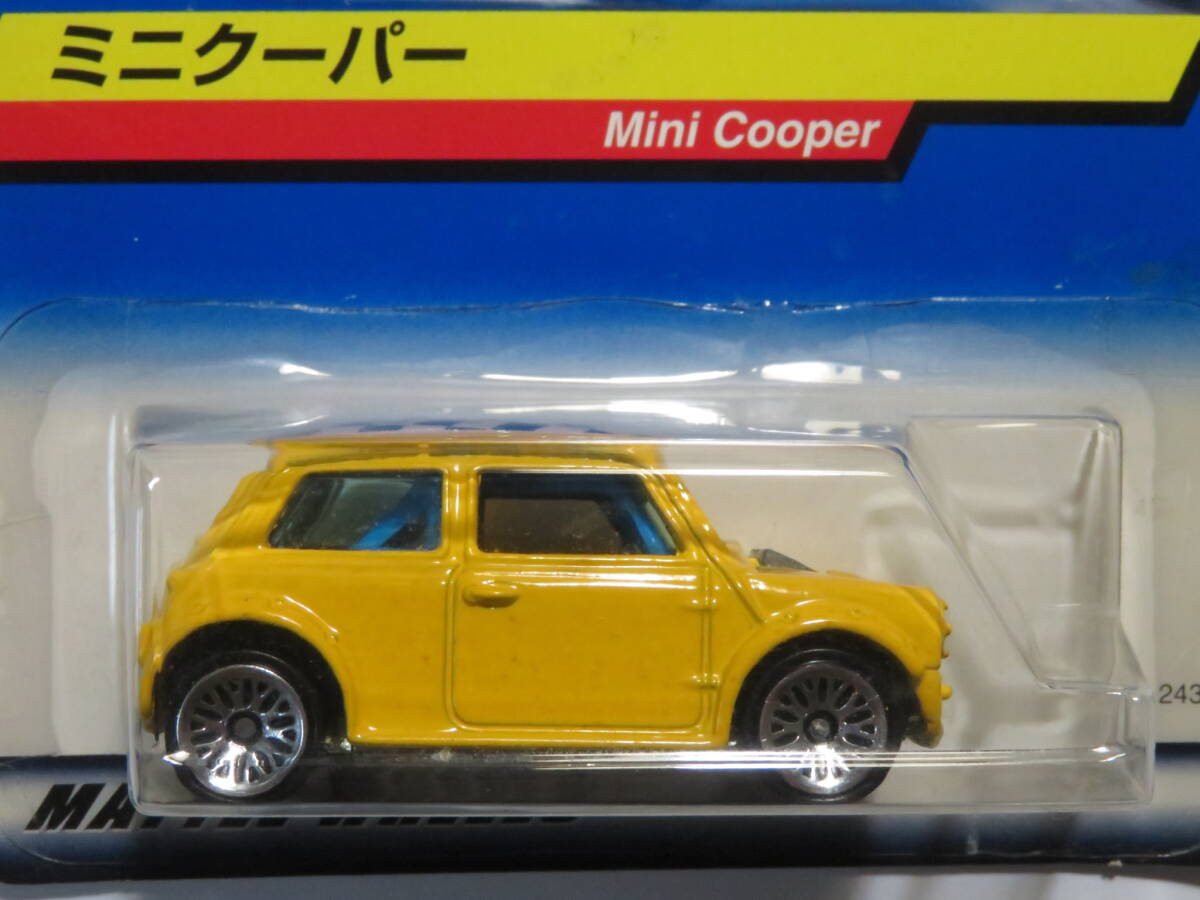 MINI COOPER （黄） ミニクーパー Hot Wheels 日本語カードの画像2