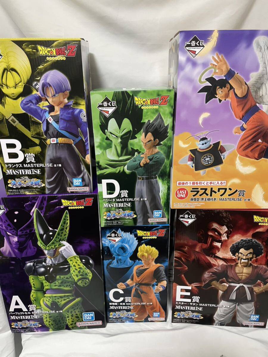 新品未開封！ドラゴンボール 一番くじ 未来への決闘 A賞 B賞 C賞 D賞 E賞 ラストワン フィギュアコンプセットの画像1