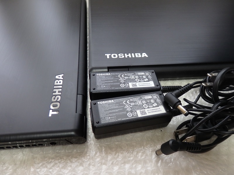 ２台 TOSHIBA dynabook B65 Core i3-7100U,Celeron 3865U/4GB/500GB/DVD Multi/WEBカメラ/無線/Windows10 薄型・軽量