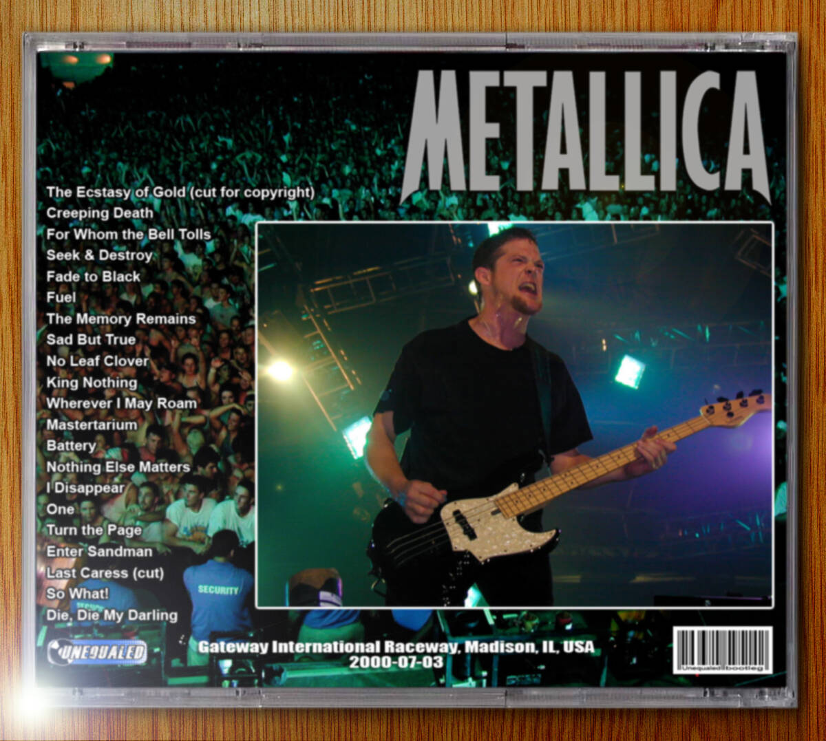 Metallica 2000-07-03-Madison 2cdの画像2