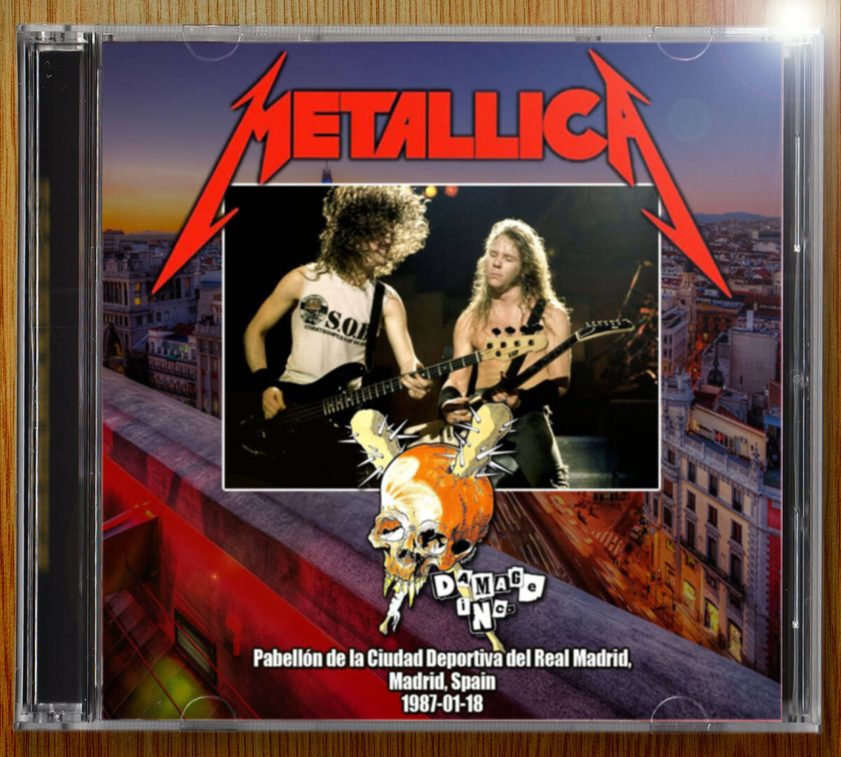 Metallica 1987-01-18-Madrid, Spain 2CD_画像1