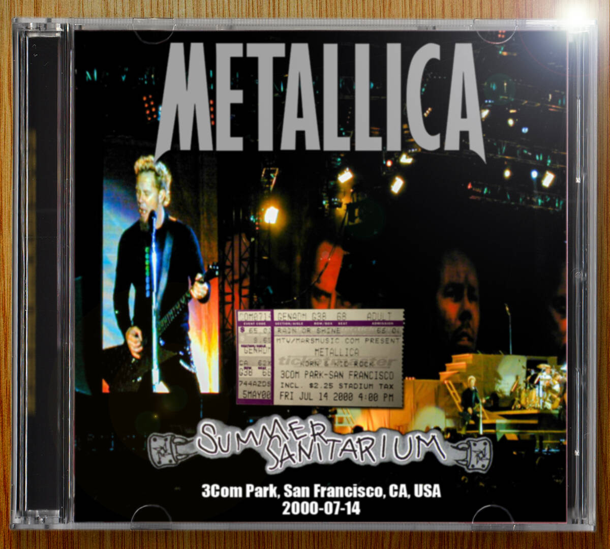 Metallica 2000-07-14-3Com Park 2CDの画像1