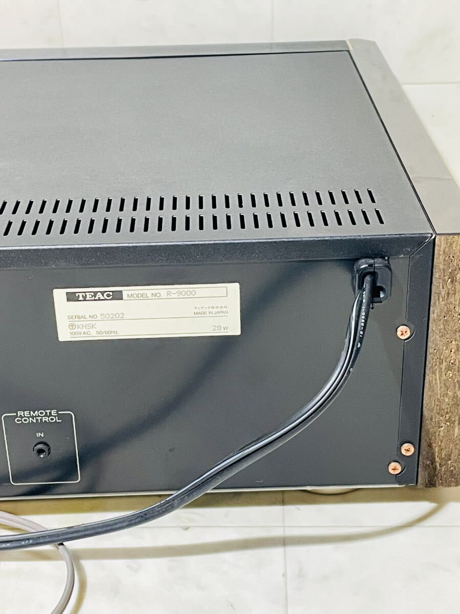 ジャンク】TEAC R-9000 ティアック カセットデッキ オートリバース 再生 録音 の画像5