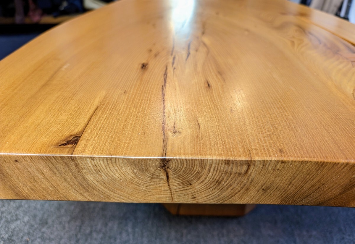 一枚板　テーブル　ローテーブル 天然木 無垢 リビングテーブル 木製 特注 無垢材　(04116_画像3