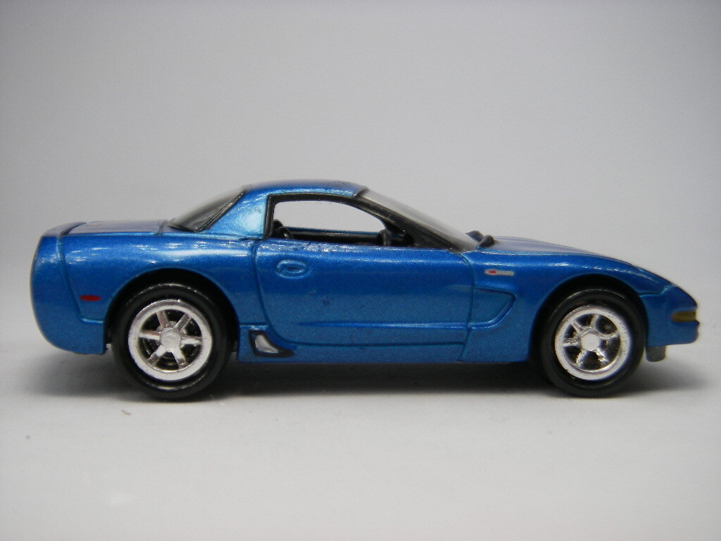 ジョニーライトニング (青) '02 シボレー コルベット ＜ルース＞ Johnny Lightning CHEVROLET _画像3