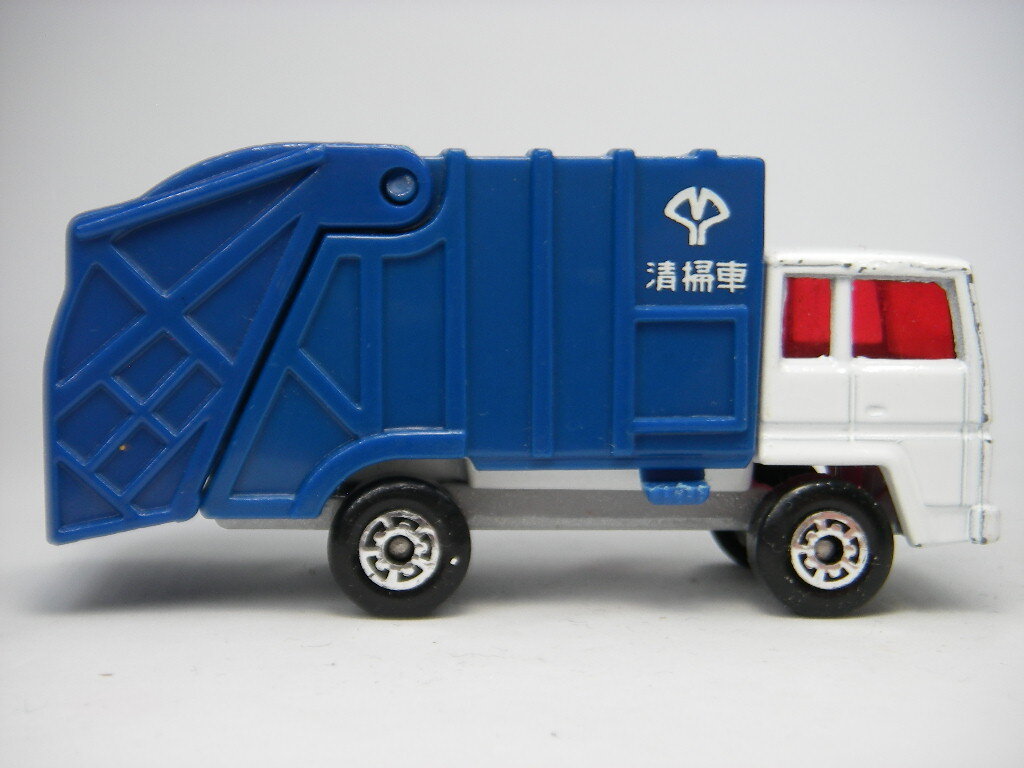 マッチボックス (青白) ゴミ収集車 Refuse Truck 清掃車 ＜ルース＞ Matchbox マカオ製 ジャンク品の画像3