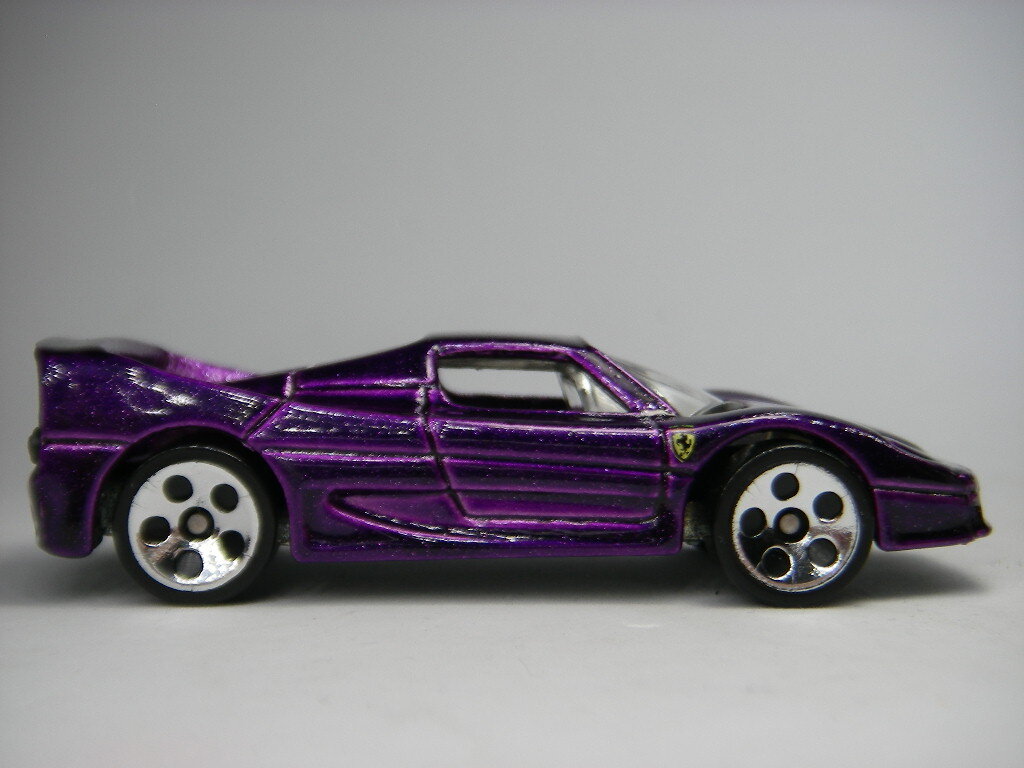 ホットウィール (紫) フェラーリ F50 ＜ルース＞ Hot Wheels の画像3