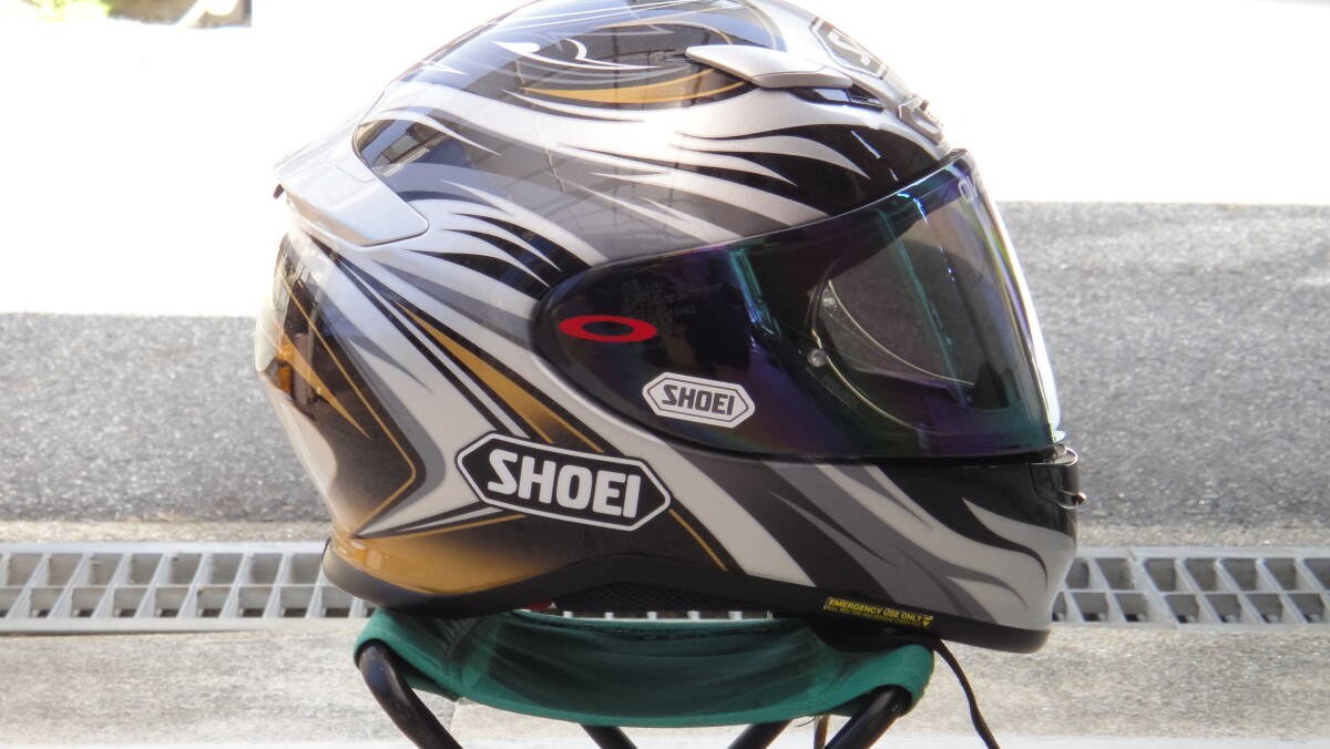 SHOEI［Z-7 INCISION TC-5 BLACK／SILVER］ヘルメット 中古の画像3