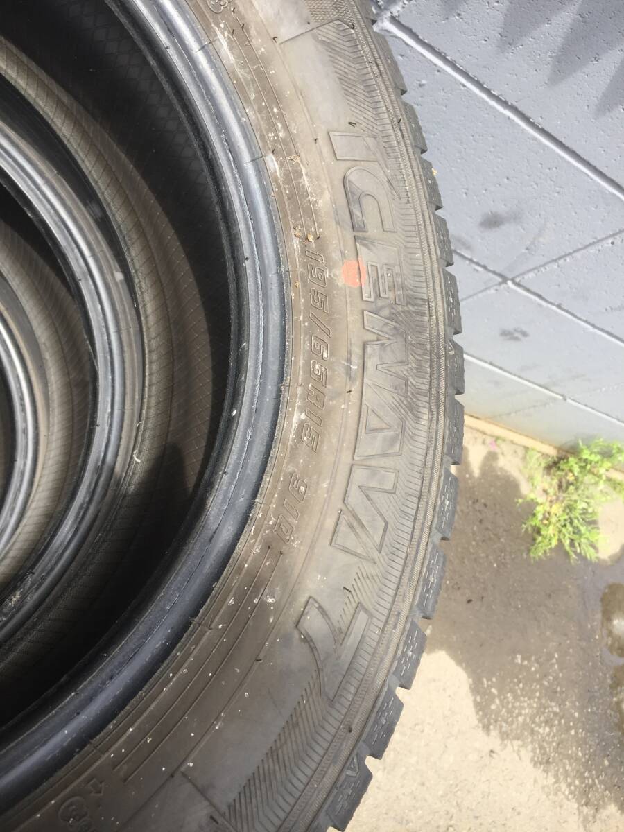 ◆T427-1◆GOODYEAR◆ICENAVI7◆195/65R15◆2018年製◆4本セット◆中古品◆愛知県日進市◆引取り可能◆_画像8