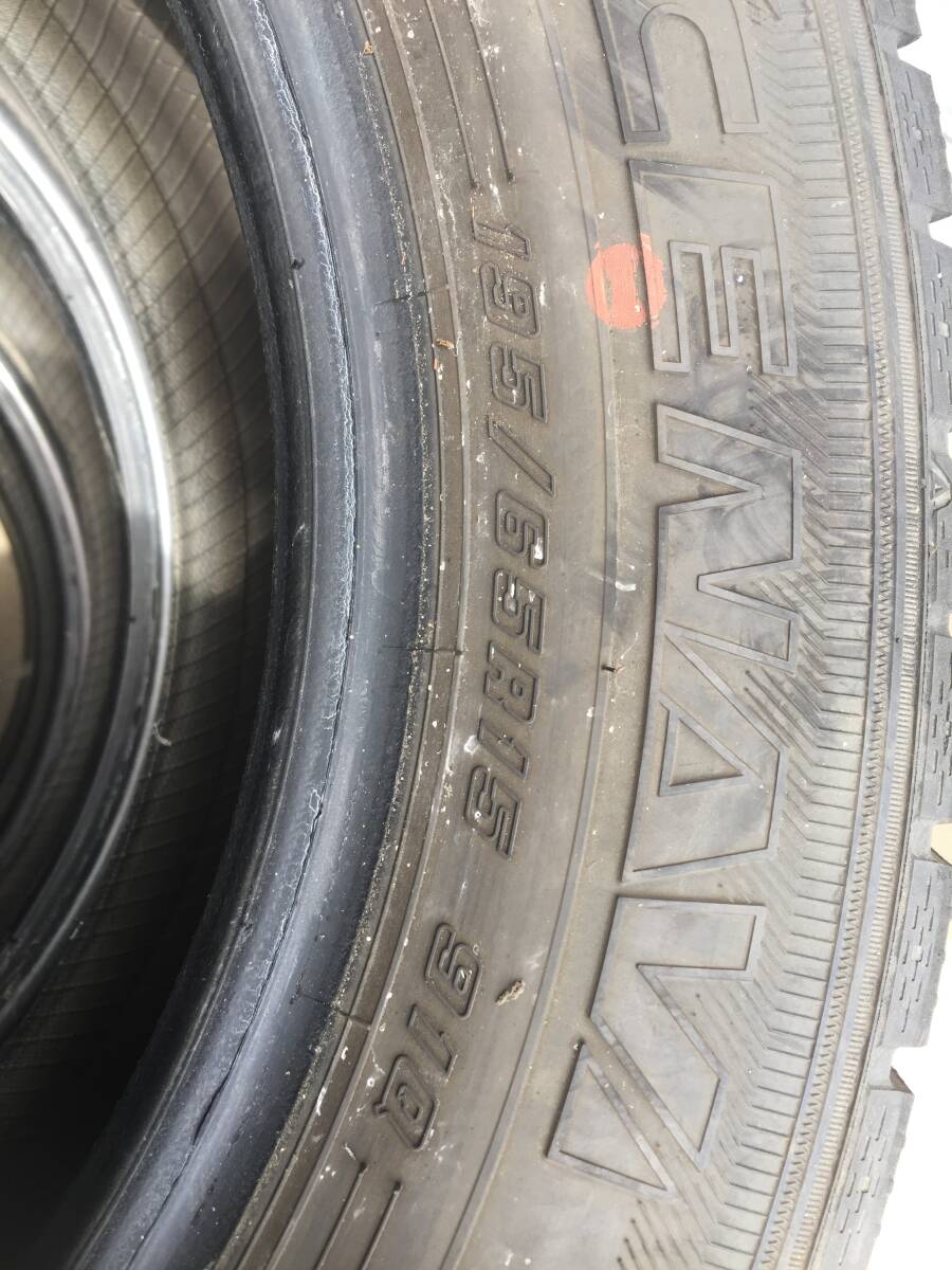 ◆T427-1◆GOODYEAR◆ICENAVI7◆195/65R15◆2018年製◆4本セット◆中古品◆愛知県日進市◆引取り可能◆_画像9