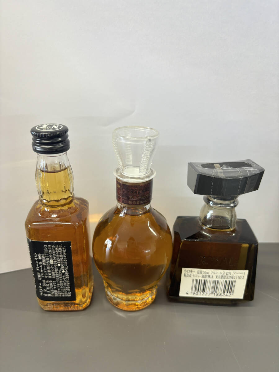 未開栓品★Hennessy/Nikka/suntory etc...ウィスキー ブランデー ミニボトル10本まとめ◆の画像5