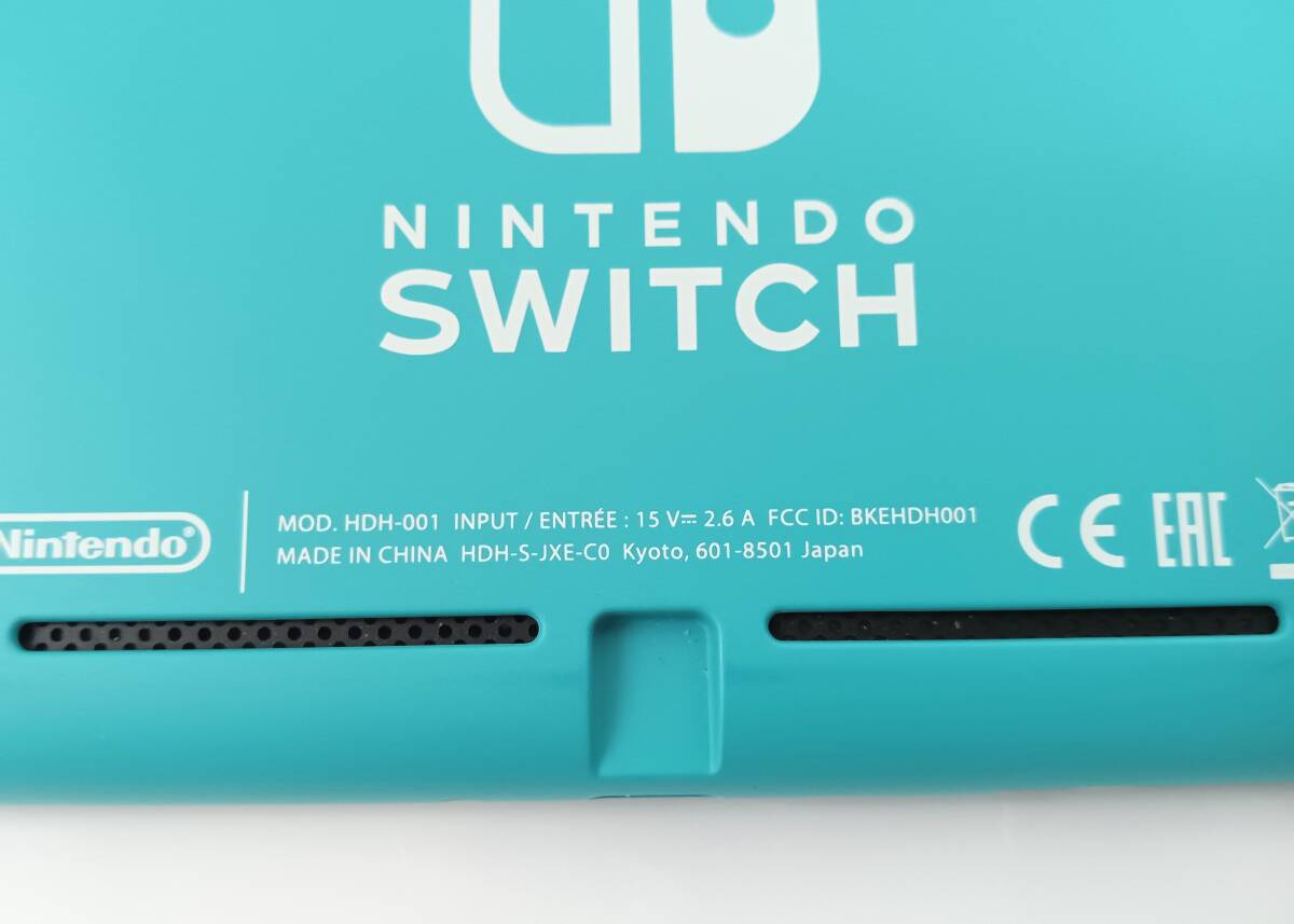 【862】★稼働品★任天堂 Nintendo Switch スイッチ Lite ライト HDH-001 ブルー ターコイズ ゲーム ハード 本体 現状品 携帯機の画像6