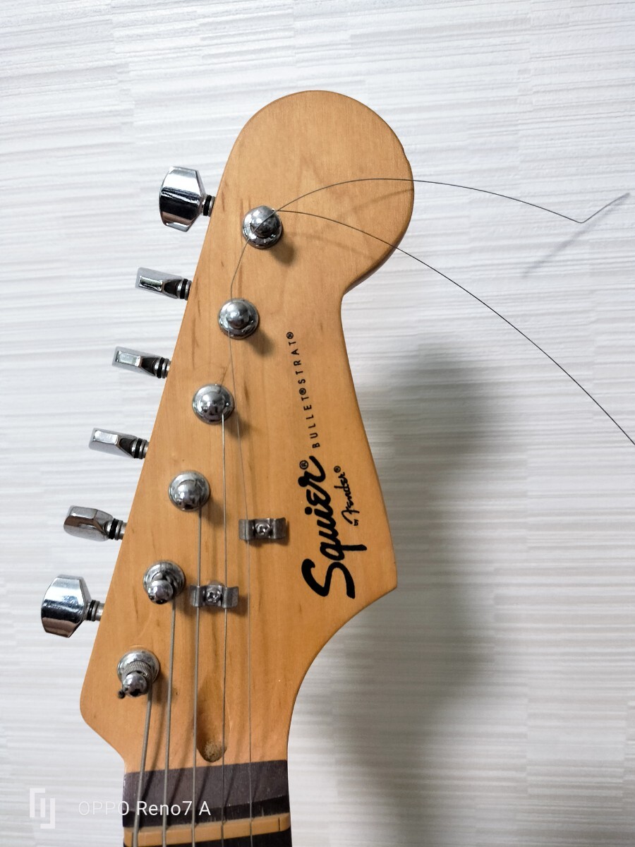 Squier by Fender フェンダー エレキ ギター ストラトキャスター 緑 の画像4