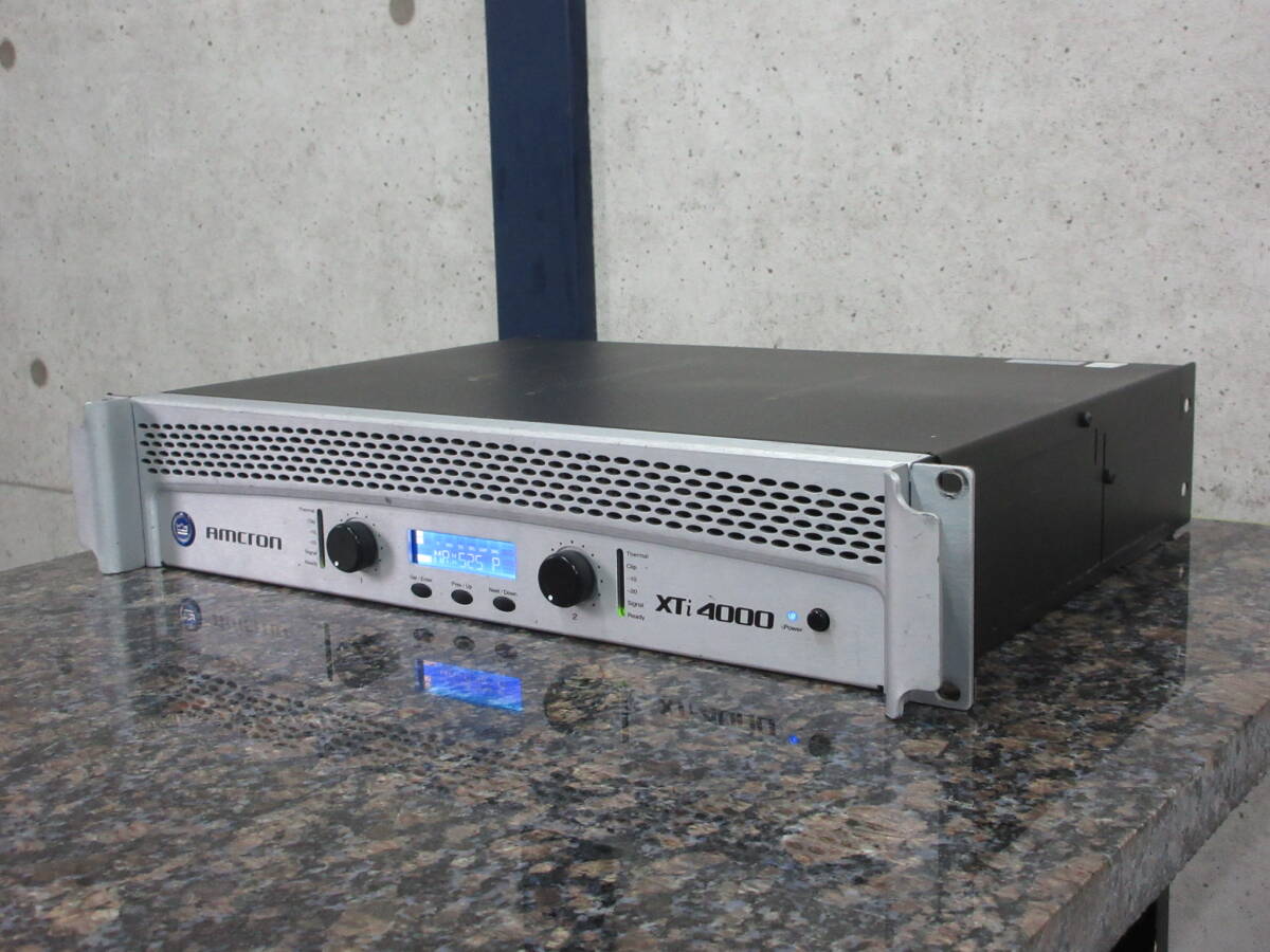 AMCRON アムクロン XTi2000 パワーアンプ ヒビノ正規品 中古品 AMCRON アムクロン XTi2000 パワーアンプ ヒビノ正規品 中古品